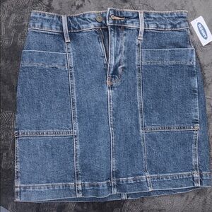 Old Navy Blue Mini Skirt